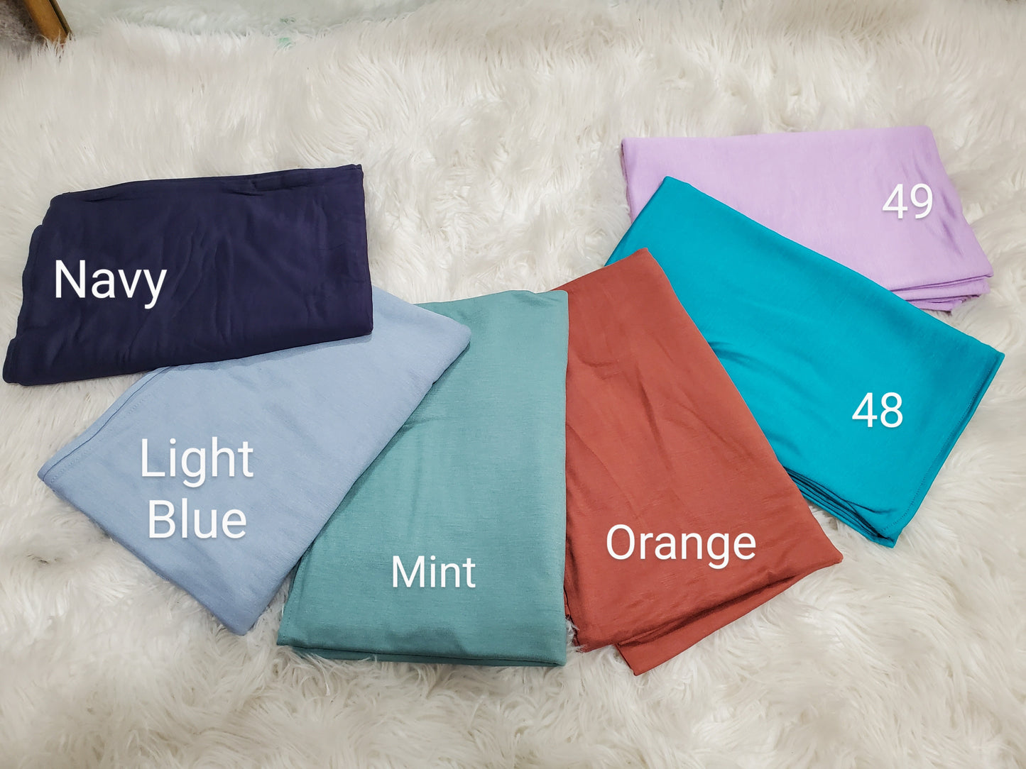 Premium Large Size Jersey Hijab - (43 Colors)