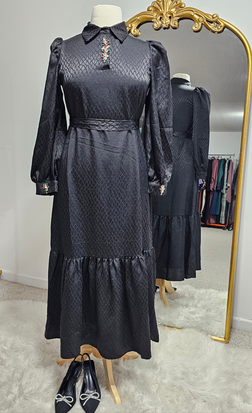Mermaid Skin Satin Maxi Dress - 2 Colors