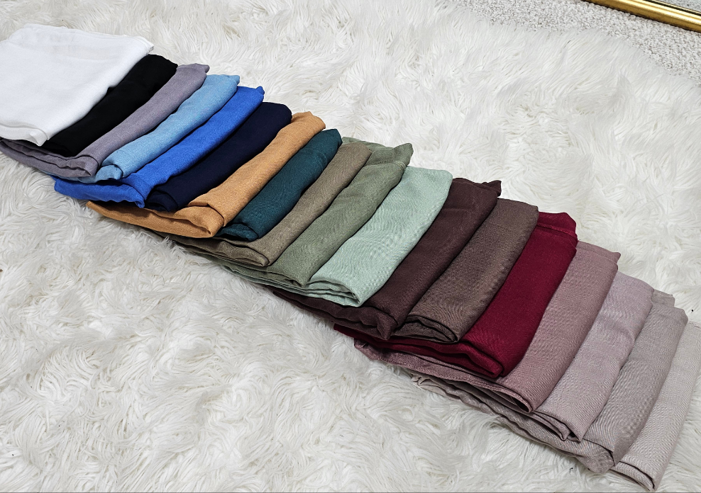 Premium Bamboo Modal Hijab - 18 Colors