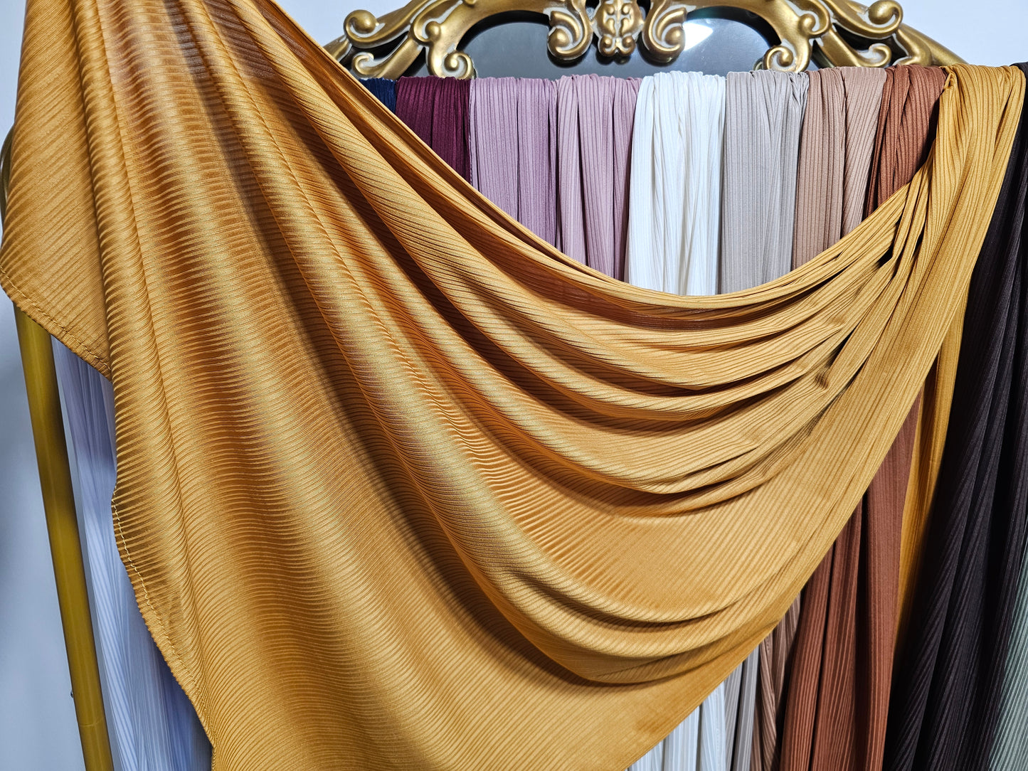 Ribbed Jersey Hijab - 16 Colors