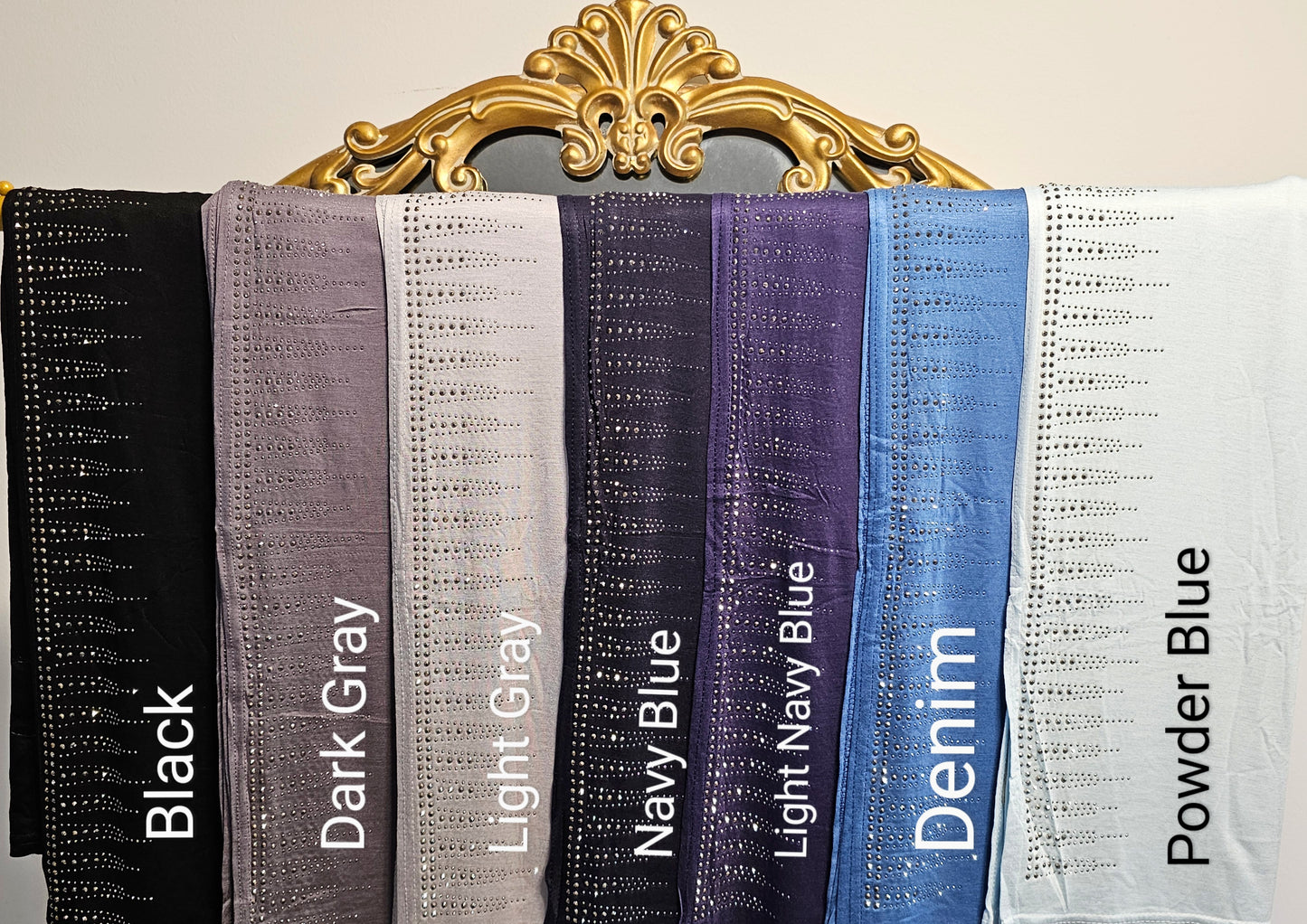 Crystal Jersey Hijab - 25 Colors