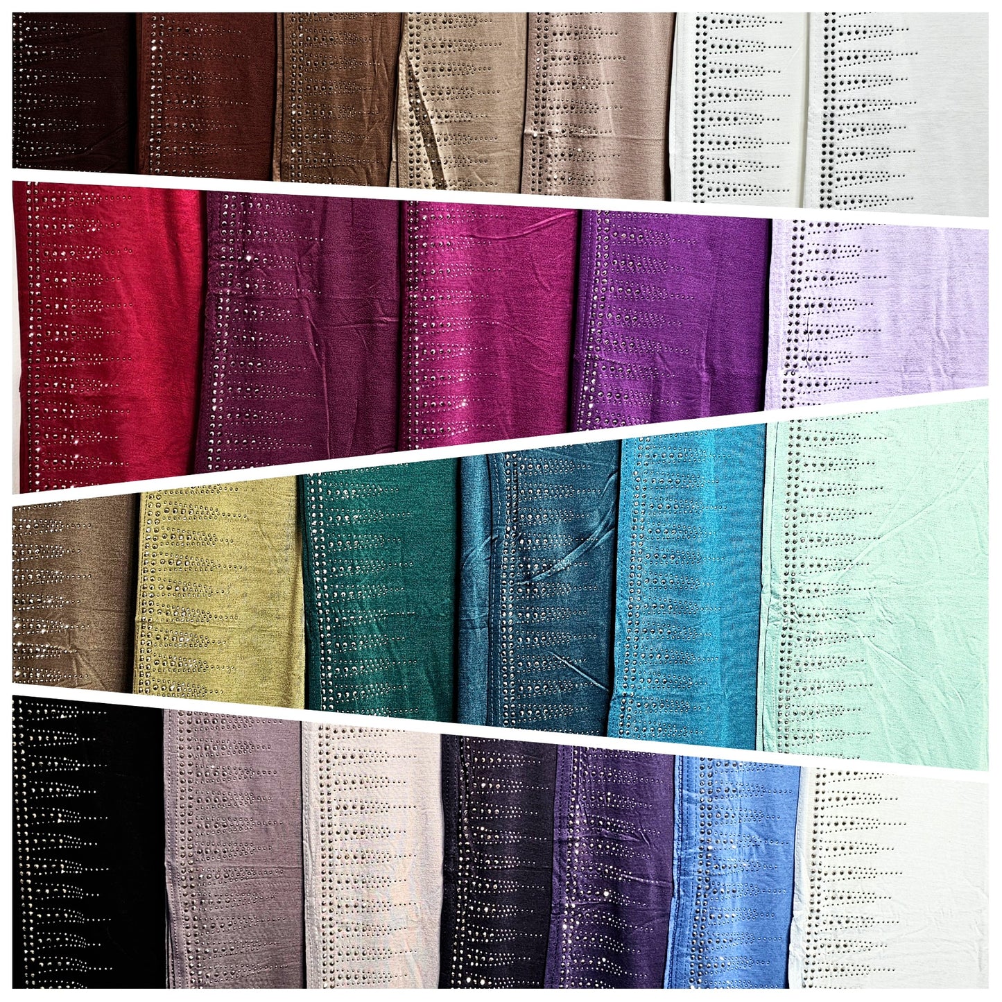 Crystal Jersey Hijab - 25 Colors