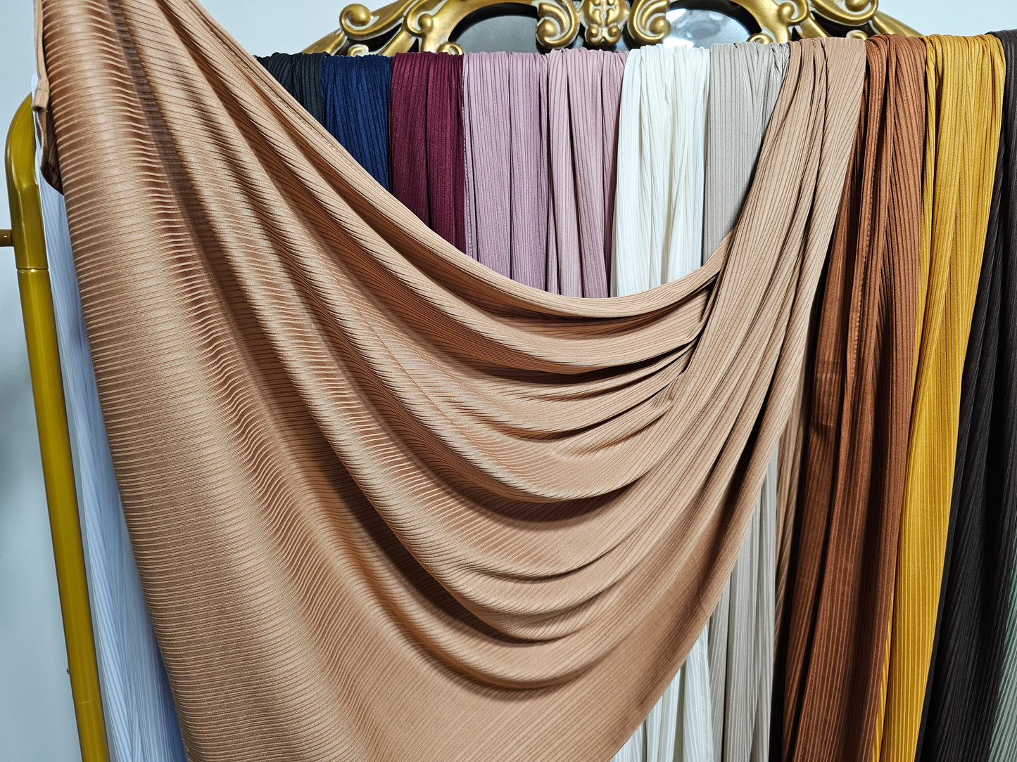 Ribbed Jersey Hijab - 16 Colors