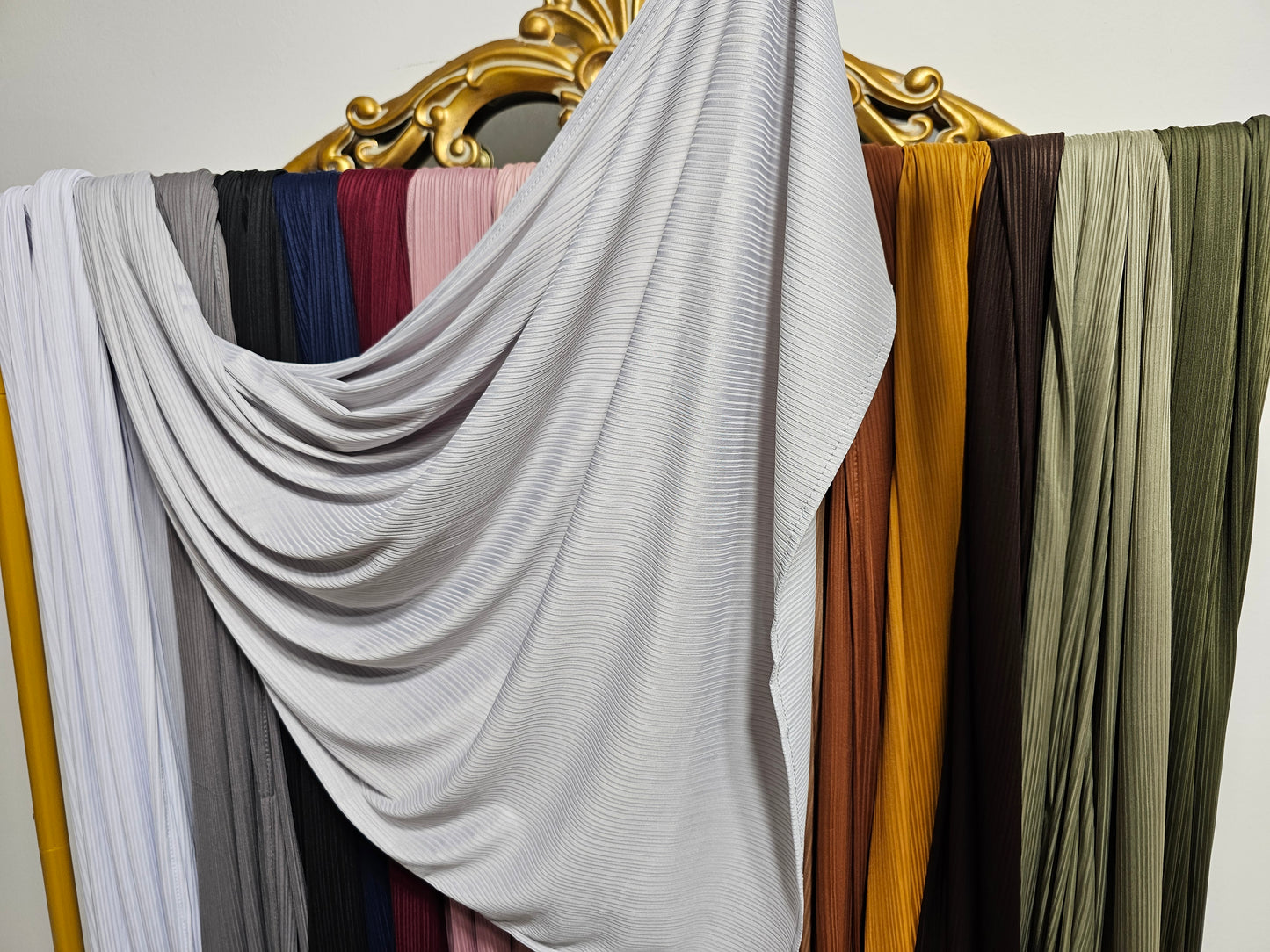 Ribbed Jersey Hijab - 16 Colors
