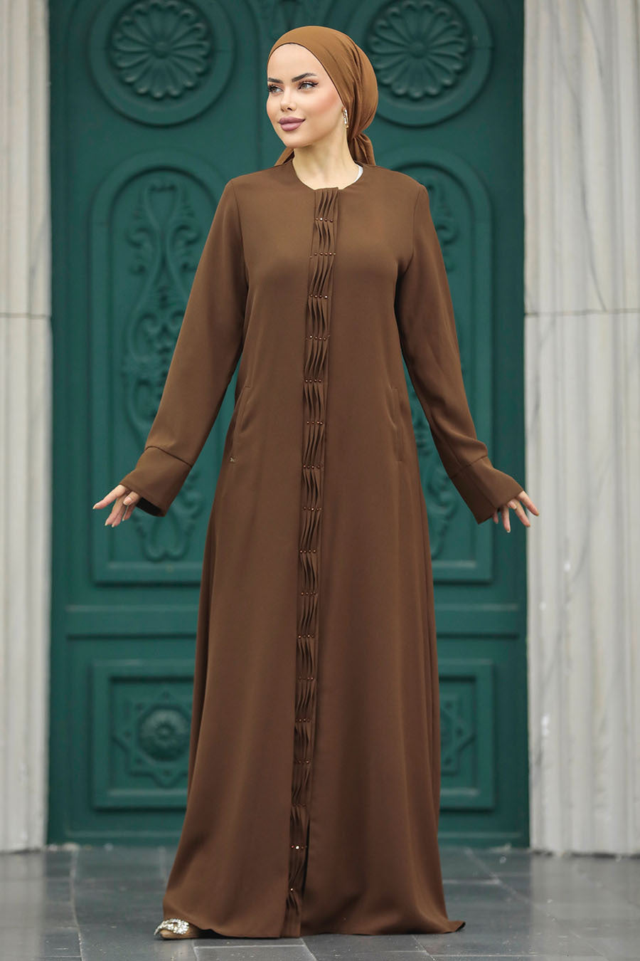 Ruffle Abaya - (2 Colors)