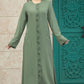 Ruffle Abaya - (2 Colors)