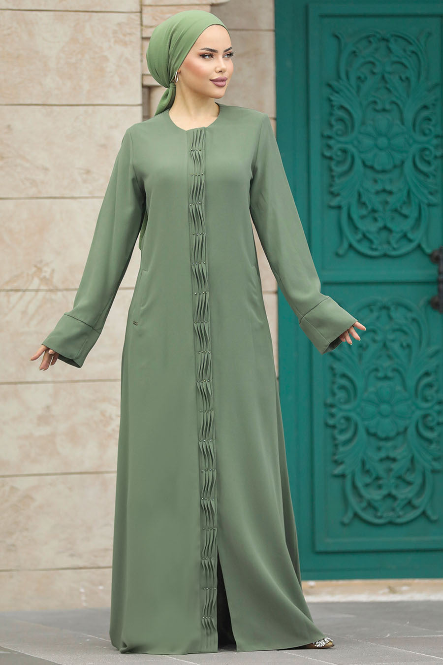 Ruffle Abaya - (2 Colors)