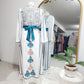 Damask Embroidered Thobe - Teal