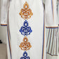 Damask Embroidered Thobe - Royal Blue