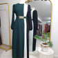 Side Pleated Color Block Dress -(2 Colors)