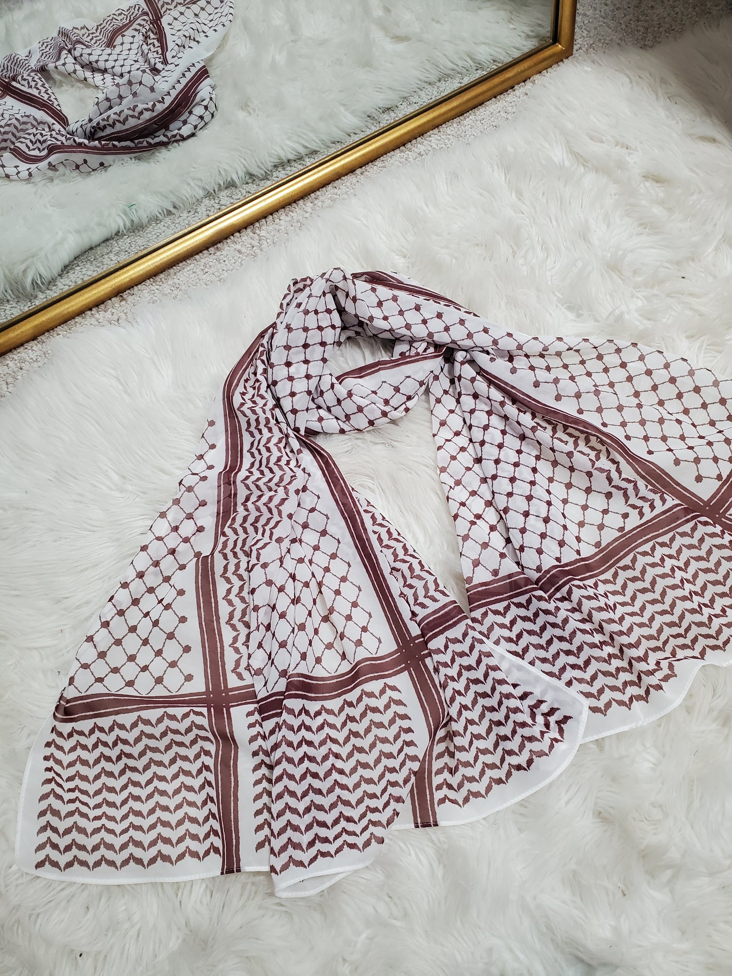 Chiffon Keffiyeh Hijab