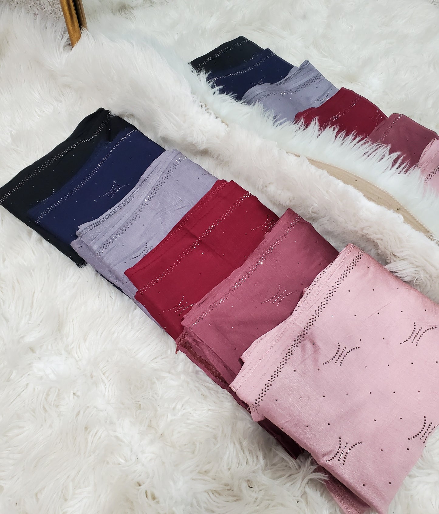 Crystal Jersey Hijab - ( 11 Colors)