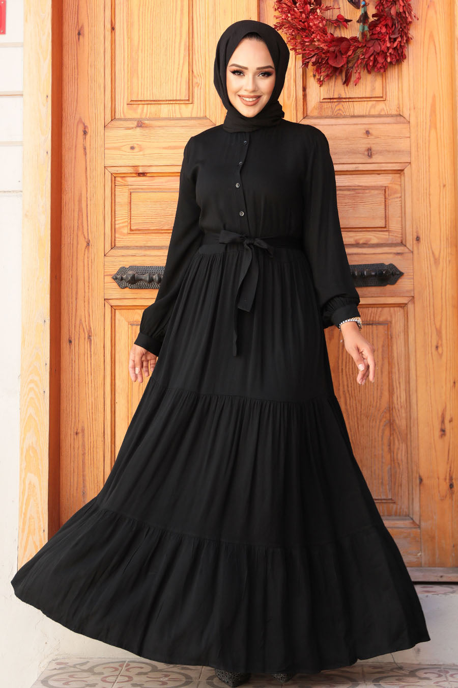 Cotton Tiered Maxi Dress - (3 Colors) Purple / 52 Cotton Tiered Maxi Dress - (3 Colors) Purple / 52