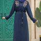 Sequin Embroidered Floral Abaya - (2 Colors)