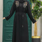 Sequin Embroidered Floral Abaya - (2 Colors)