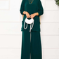 Comfy Casual 2pc Set w/ Pockets- Forest Green