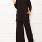 Comfy Casual 2pc Set w/ Pockets - Black