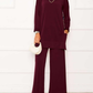 Comfy Casual 2pc Set w/ Pockets - Maroon
