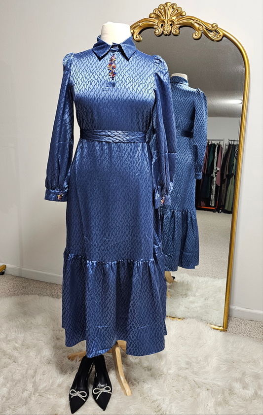 Mermaid Skin Satin Maxi Dress - 2 Colors