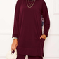Comfy Casual 2pc Set w/ Pockets - Maroon