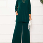 Comfy Casual 2pc Set w/ Pockets- Forest Green