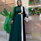 Side Pleated Color Block Dress -(2 Colors)