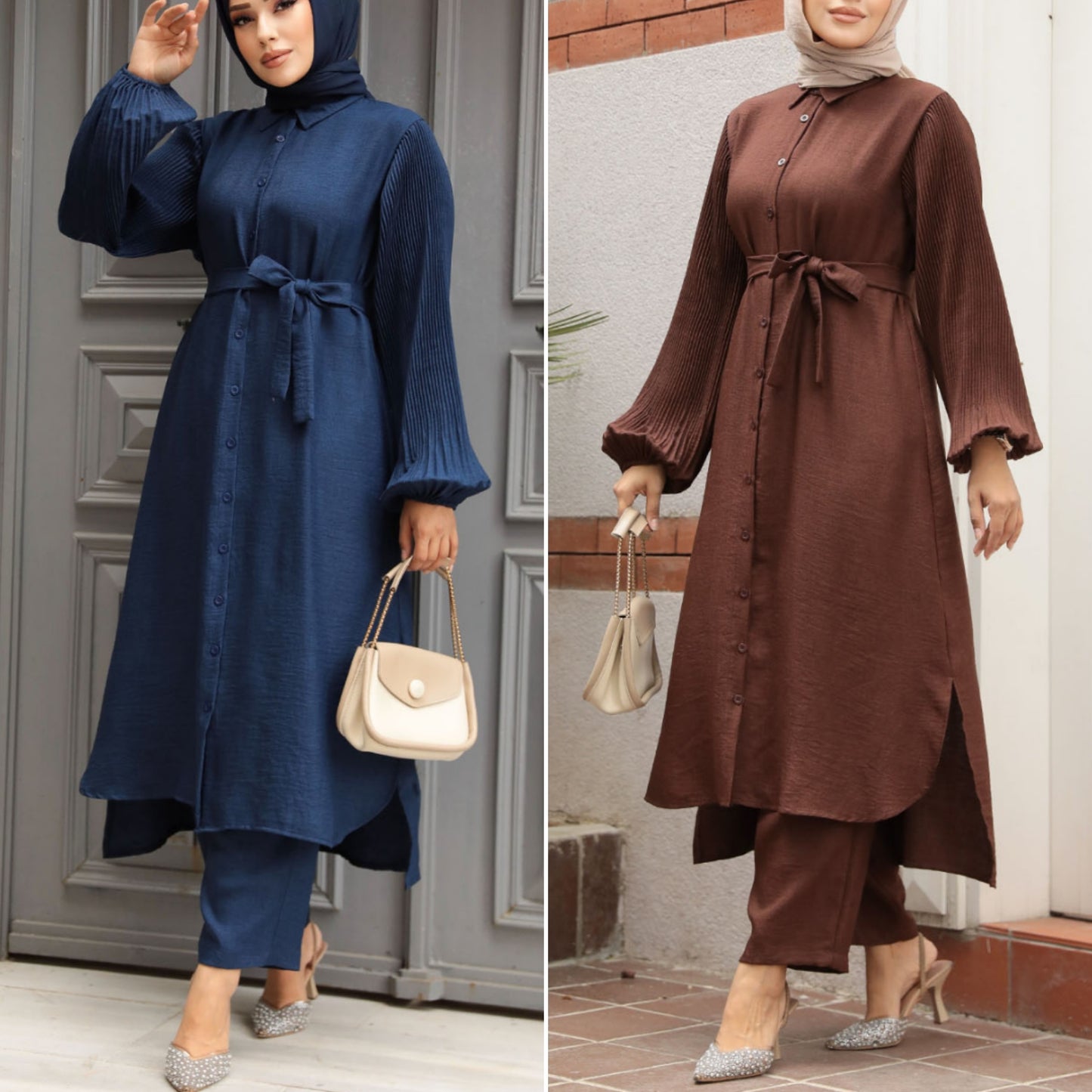 Modest Maxi 2PC Set - (2 Colors)