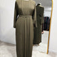 Crinkle 2 PC Abaya - (6 Colors)