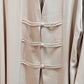 Fancy Elegant Open Abaya - Cream