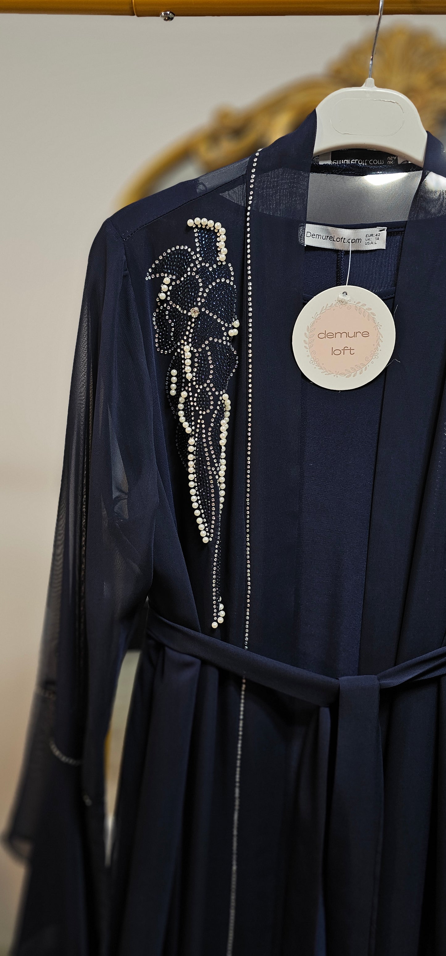 2 PC Chiffon Elegant Abaya
