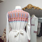 Cheerful 2 pc Ebroidered Thobe with Belt - White