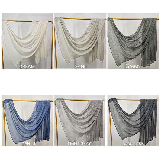 Crinkle Modal / Grainy Rayon Hijab - 13 Colors