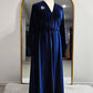 Royal Velvet Abaya - Royal Blue