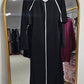 Simple Prayer Abaya - Black