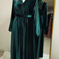Royal Velvet Abaya - Royal Green
