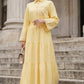 Eyelet Skirt 2 pc Set - Yellow