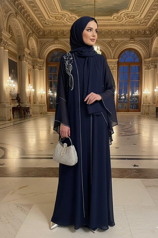 2 PC Chiffon Elegant Abaya