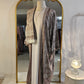 Pashmina Abaya 3 PC - Brown