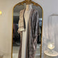 Pashmina Abaya 3 PC - Brown