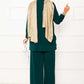 Comfy Casual 2pc Set w/ Pockets- Forest Green