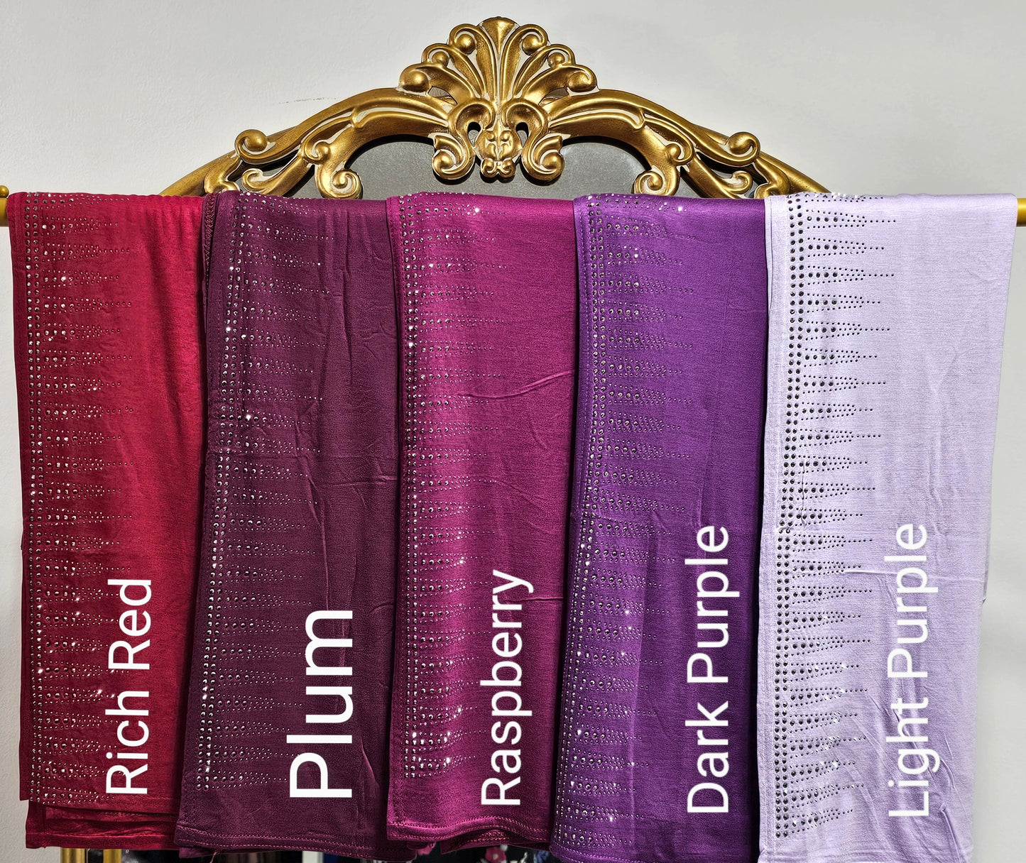 Crystal Jersey Hijab - 25 Colors