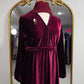 Royal Velvet Abaya- Royal Red
