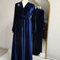 Royal Velvet Abaya - Royal Blue