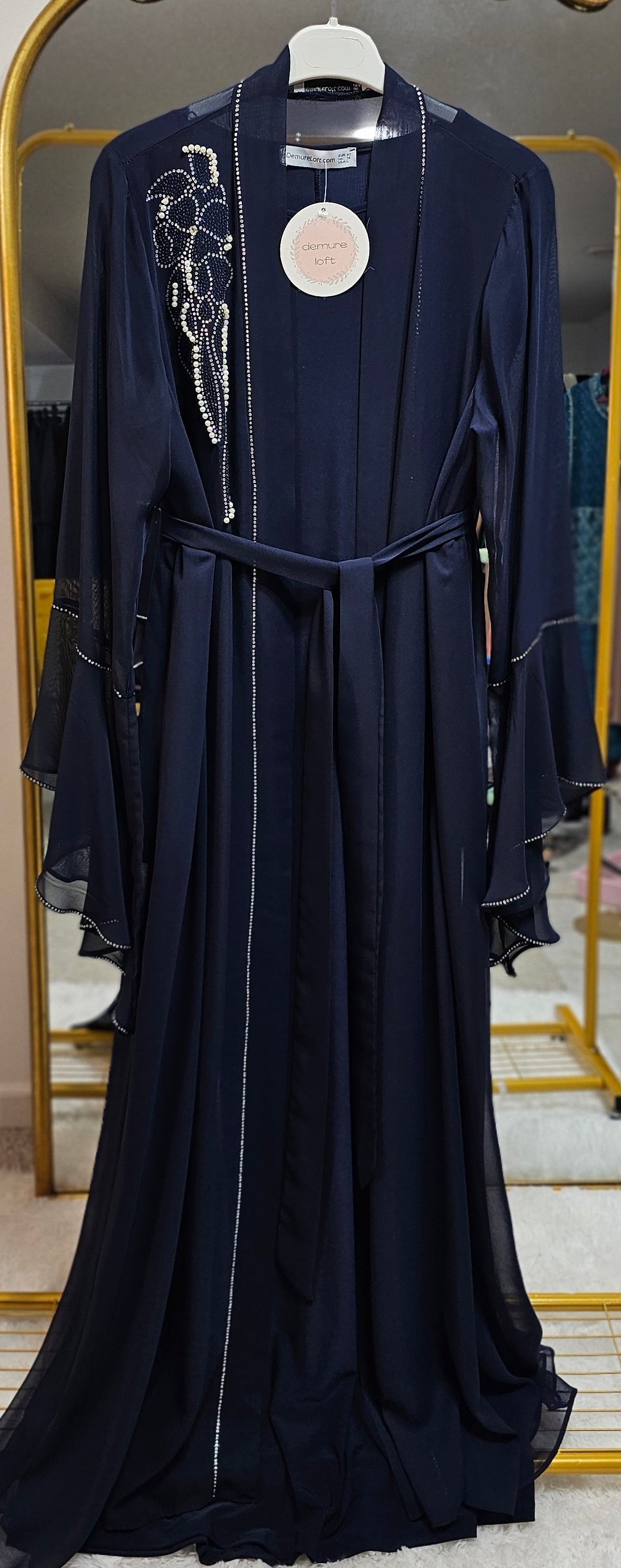 2 PC Chiffon Elegant Abaya
