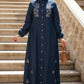 Embroidered Denim Dress