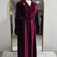Royal Velvet Abaya- Royal Red