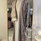 Pashmina Abaya 3 PC - Brown