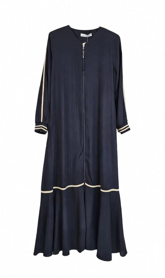 Modest Mermaid Abaya - Navy Blue