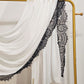 Premium Bamboo Modal with Lace - White